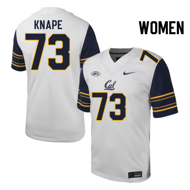 Women #73 Tyler Knape California Golden Bears ACC Conference College Football Jerseys Stitched Sale-